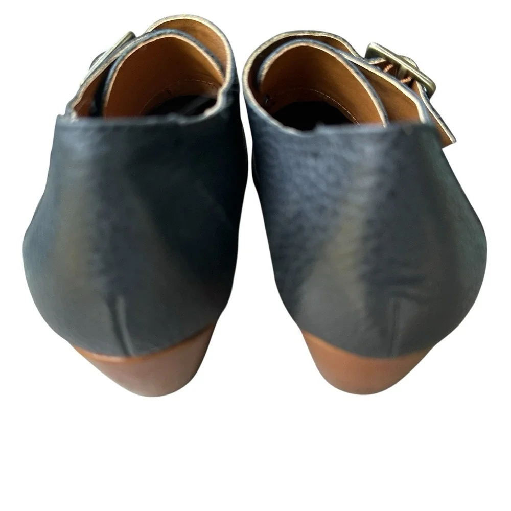 KORKS By Kork-Ease Little Monk Strap Bootie Women's Size 6.5M US Black Leather‎